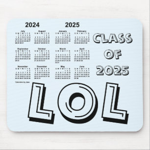 Klasse des Schulkalenders 2025 von Janz Alice Blue Mousepad