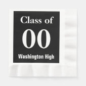 Klasse des Schulnamens und jedes Jahr Farbe Serviette (Vorderseite)