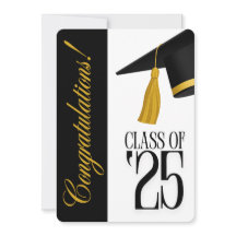 Klasse des Schwarz-Weiß-Abschlusses Foto 2025