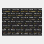 Klasse des Schwarz-weißen Goldes von Grad 2025 Geschenkpapier Set (Vorderseite 2)