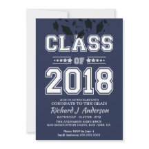 Klasse des Silver and Blue Grad Party 2018