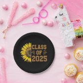 Klasse des Sonnenblumenkerns 2025 Abschlusses Pappteller (Party)