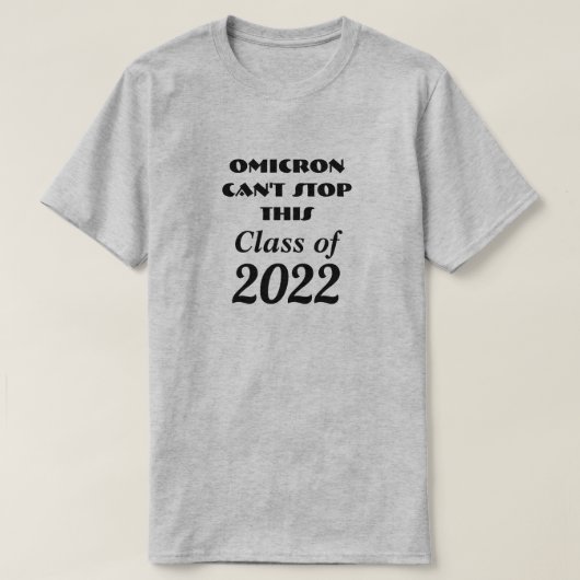 Klasse des T - Shirt 2022 (Design vorne)