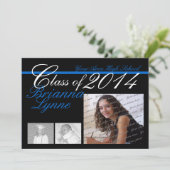 Klasse des Tri-Fotos zur Farbänderung 2014 Einladung (Stehend Vorderseite)