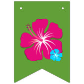 Klasse des Tropical Luau Abschluss-Banners 2024 Wimpelkette (Erste Fahne)