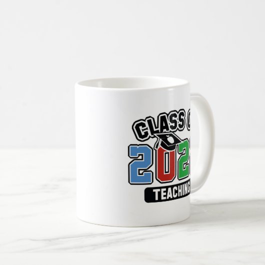 Klasse des Unterrichts 2022 Kaffeetasse (VorderseiteRechts)