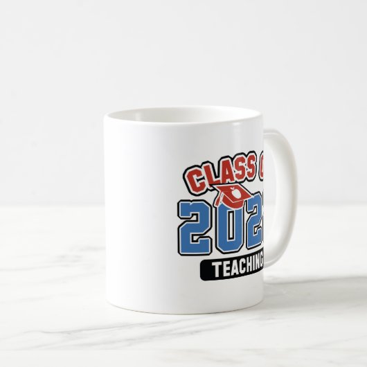 Klasse des Unterrichts 2022 Kaffeetasse (VorderseiteRechts)