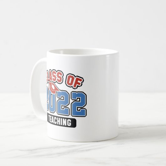 Klasse des Unterrichts 2022 Kaffeetasse (Vorderseite Links)