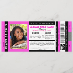 Klasse des VIP-Eintrittsscheins für Abschluss 2013 Einladung