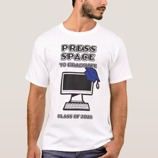 Klasse des virtuellen Abschlusses 2020 T-Shirt (Vorderseite)