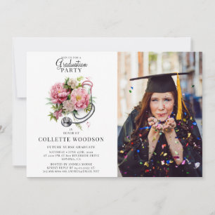 Klasse des zukünftigen Foto-Party für Krankenwagen Einladung