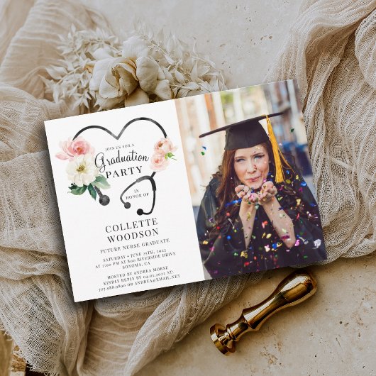 Klasse des zukünftigen Foto-Party für Krankenwagen Einladung