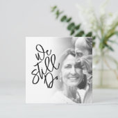 Klasse, die wir noch machen Vow Renewal Party Foto Einladung (Stehend Vorderseite)