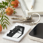 Klasse eine Motorhome/Bus-Silhouette auf Schlüsselanhänger (Vorderseite rechts)