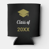 Klasse eines Glückwunschs Grad Graduation Cap Dosenkühler (Vorderseite)