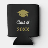 Klasse eines Glückwunschs Grad Graduation Cap Dosenkühler (Rückseite)