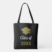 Klasse eines Glückwunschs Grad Graduation Cap Tasche (Rückseite)