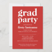 Klasse eines roten Musters für eine Vertragspartei Einladung (Vorderseite)