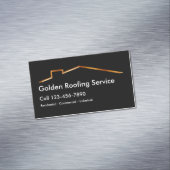 Klasse Einfaches Dachservice Business Card Magnet (Beispiel)