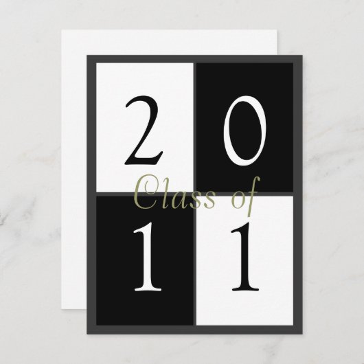 Klasse Einladung (Vorne/Hinten)