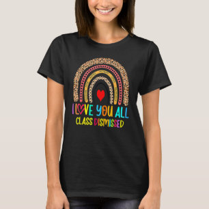 Klasse entlassen glücklichen letzten Schultag Lehr T-Shirt
