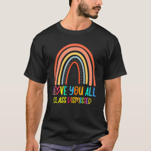 Klasse entlassen glücklichen letzten Schultag Lehr T-Shirt