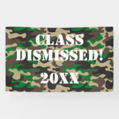 Klasse Entlassene Camouflage Banner (Horizontal)