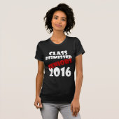 Klasse entlassene Senioren 2016 T-Shirt (Vorne ganz)