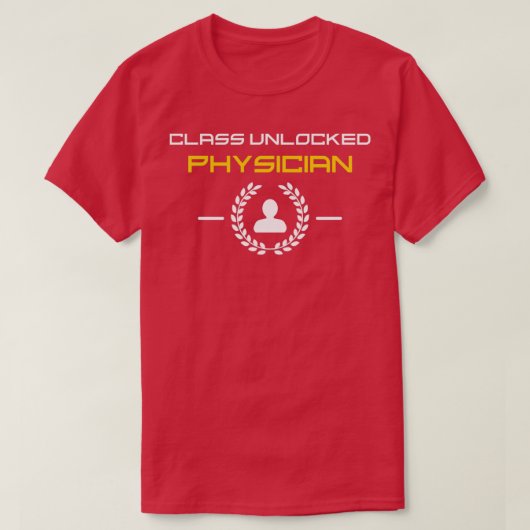 Klasse Entsperrter Arzt T-Shirt (Design vorne)