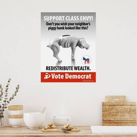 Klasse Envy - Piggy Bank: Protest Poster (Küche)