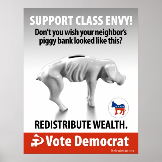 Klasse Envy - Piggy Bank: Protest Poster (Vorne)