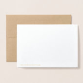 Klasse Folienkarte (Rückseite mit Umschlag)