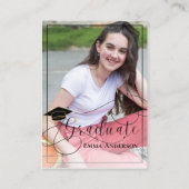 Klasse "Foto" im Jahr 2025 Abschluss Hinweiskarte (Rückseite)