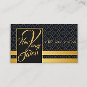 Klasse Full Service Hair Salon Business Card Visitenkarte