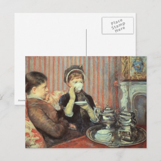 Klasse: Fünf Uhr Tee, Postkarte (Vorne/Hinten)