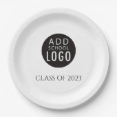 Klasse für das Logo in der Schule Pappteller (Vorderseite)