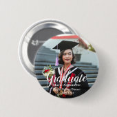 Klasse für personalisierte Graduate Foto Button (Vorne & Hinten)