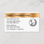 Klasse Gastroenterologe Medical Business Cards Visitenkarte (Vorderseite)