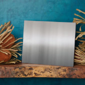 Klasse gebürstetes Aluminium Fotoplatte (Seite)