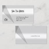 Klasse geometrische Visitenkarte (Vorne/Hinten)