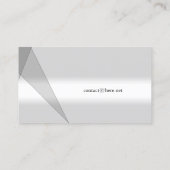 Klasse geometrische Visitenkarte (Rückseite)