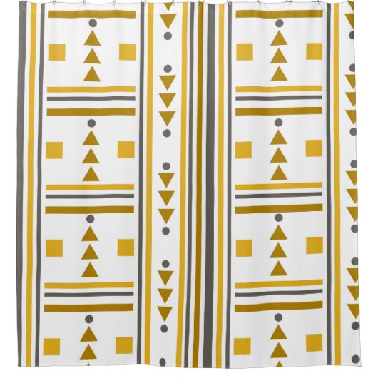 Klasse Geometrisches Design | Schattierungen aus g Duschvorhang (Vorderseite)