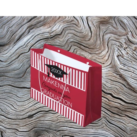 Klasse! Geschenktasche für den ABSCHLUSS Große Geschenktüte