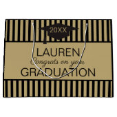 Klasse! Geschenktasche für den ABSCHLUSS Große Geschenktüte (Vorderseite)