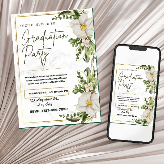 Klasse & Grace: Ein Abschluss Einladung