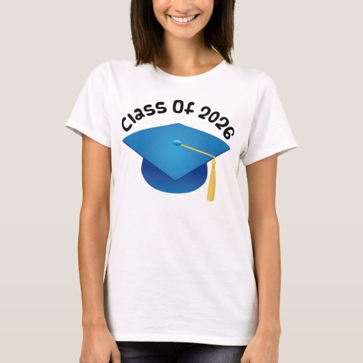 Klasse graduierten Geschenks 2026 T-Shirt (Vorderseite)