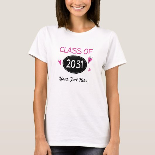 Klasse graduierten Schmetterlinges 2031 T-Shirt (Vorderseite)
