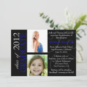 Klasse graduierter Mitteilung 2012 Einladung (Stehend Vorderseite)