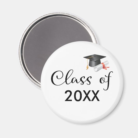 Klasse Ihres Abschlusses Magnet (Vorderseite/Rückseite)