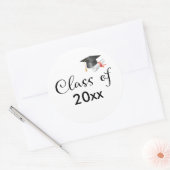 Klasse Ihres benutzerdefinierten Abschluss Jahr Runder Aufkleber (Umschlag)